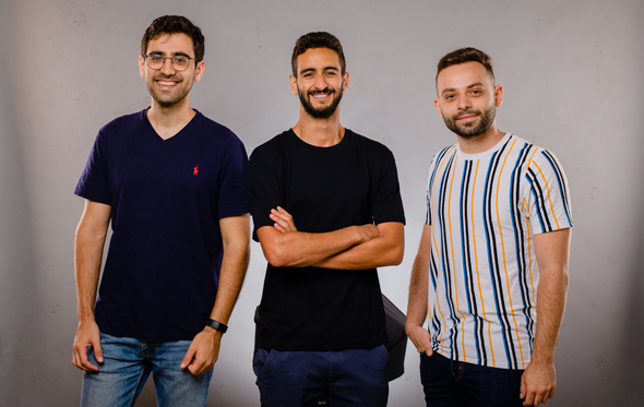 Bar Mor, Lior Dolinski, and Noam Kahan. Photo: Yarin Tarnus Bar Mor, Lior Dolinski, and Noam Kahan. Photo: Yarin Tarnus